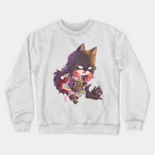 Mara - Ghost Wolf Crewneck Sweatshirt